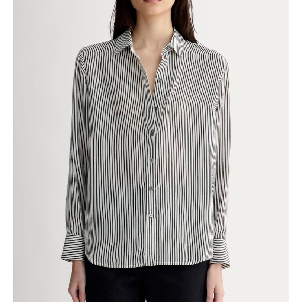 Everlane The Must Have Silk Shirt Size 00